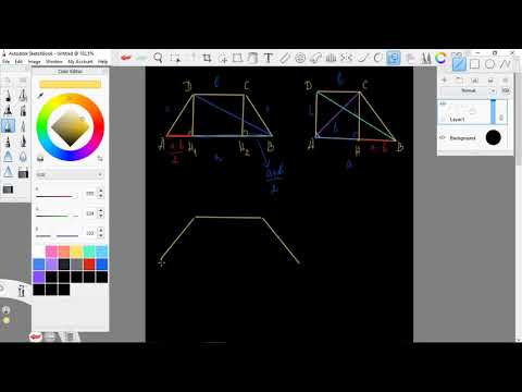 Видео: Решаване на равнобедрен и правоъгълен трапец