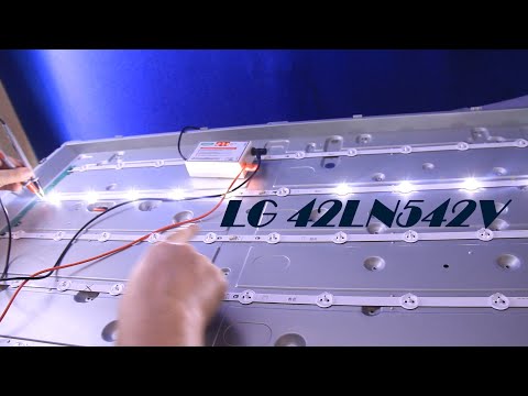 Видео: LG 42LN542V звук есть изображения нет | DIY