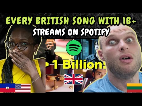 Видео: РЕАКЦИЯ НА КАЖДУЮ БРИТАНСКУЮ ПЕСНЮ НА Spotify С БОЛЕЕ МИЛЛИАРДА ПРОСЛУШИВАНИЙ! | СМОТРЮ ВПЕРВЫЕ