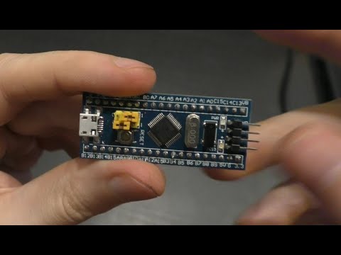 Видео: Прошивка микроконтроллера  STM32F103C8T6 через usb/ttl, st-link в программе arduino ide