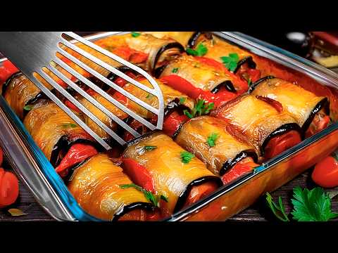 Видео: Единственный рецепт с баклажанами, который у вас получится на 100%! Ужин за 10 минут!