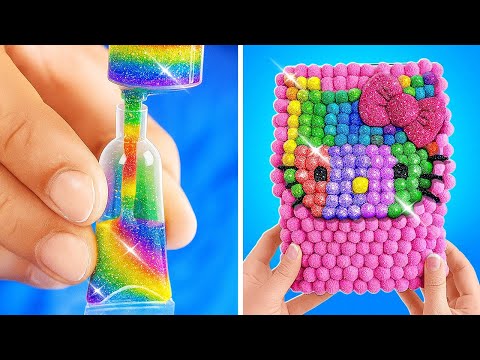 Видео: Лайфхаки для родителей на новом уровне 🧼 🍭 Крутые детские поделки от 123GO!