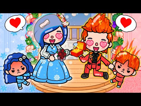 Видео: Огонь и лёд с историей любви | История жизни Toca | Toca Boca