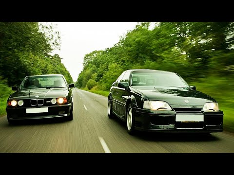 Видео: LOTUS Omega против BMW M5 E34 и Mercedes E500/500E W124!