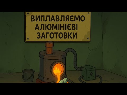 Видео: Зробили піч для плавлення металу. Робимо заготовку для прес форми. Далі цікавіше!