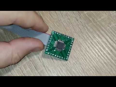 Видео: Прошивка Atmega 8 программой SinaProg