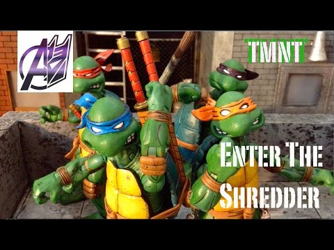 Видео: TMNT [Покадровая анимация] TMNT против Шреддера
