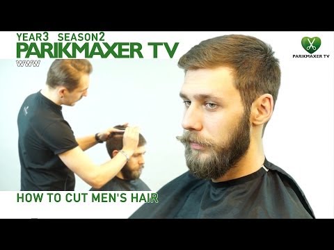 Видео: Как сделать мужскую стрижку How to cut men's hair parikmaxer.tv hairdresser tv peluquero tv