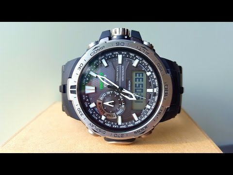 Видео: Обзор и настройка CASIO PRO TREK PRW-6000-1E (Review and setting)