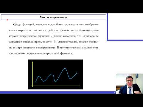 Видео: Математический анализ - 1. Лекция №4 "Непрерывность функции и точки разрыва"