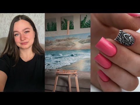 Видео: NAIL VLOG | Новые клиенты | Мои картины | Распаковка
