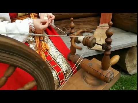 Видео: Самопрялка в Костромской слободе, 2020