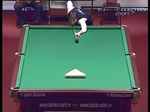 Видео: А. Паламарь - К. Сагынбаев. ЧМ 2009, 1/2 финала, русский бильярд