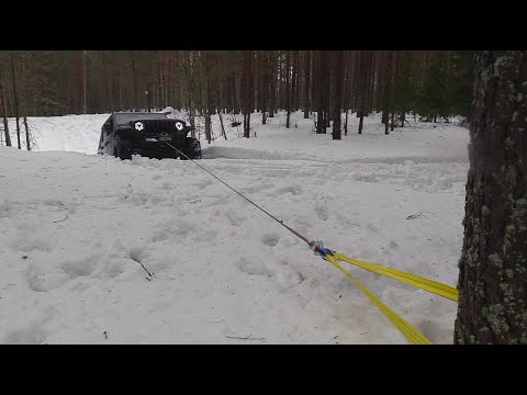 Видео: Пытаемся застрять и протестировать лебёдку