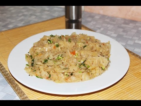 Видео: Тушенная квашенная и свежая капуста. Как постное блюдо или как лучший гарнир к рульке.