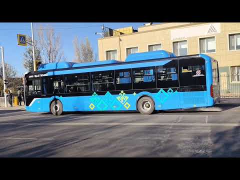 Видео: Автобусный Транспорт Астаны - сборник №17