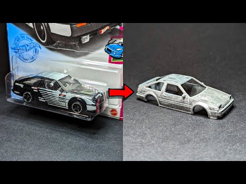 Видео: #diecast #paintremover Как СНЯТЬ краску с модели hot wheels / Что нужно для этого