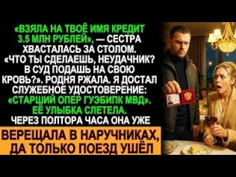 Видео: Взяла кредит на моё имя и смеялась. Пока я не показал удостоверение МВД…