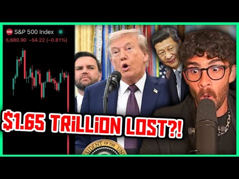 Видео: Трамп в ярости пишет в Twitter о введении пошлин на Китай на фоне обвала фондового рынка | Реакци...