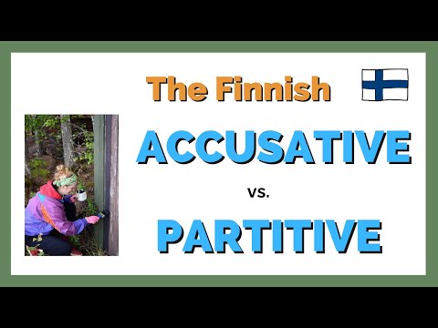 Видео: Винительный или партитивный падеж в финском языке? Ovi, ovea или oven? В чём разница (и какое гра...