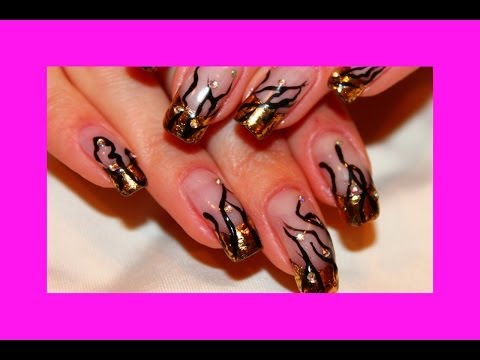 Видео: Новогодний маникюр ГОЛЛИВУД - New Year Nails