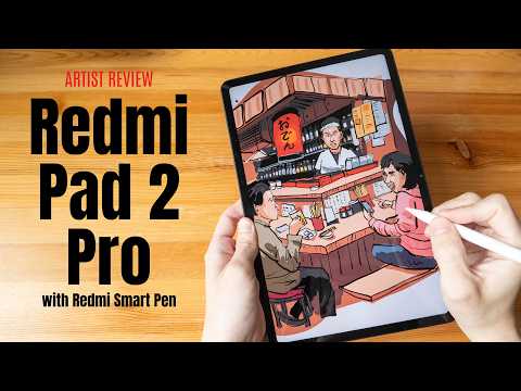Видео: Redmi Pad 2 Pro (отзыв художника): хороший планшет, но есть несколько проблем с пером