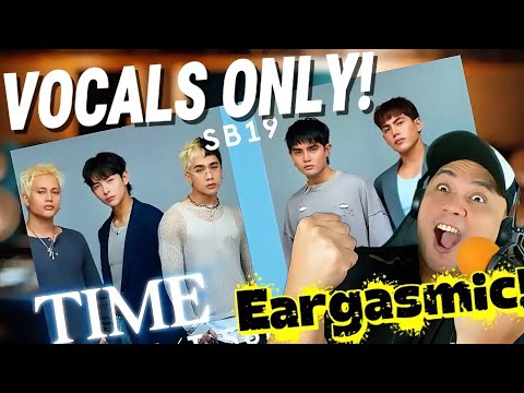 Видео: ТОЛЬКО ВОКАЛ! TIME (первый дубль SB19) #simulaatwakas #ppop #mahalima
