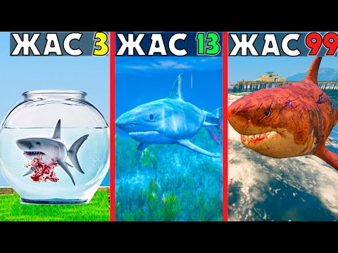 Видео: 99 ЖАСТАҒЫ МЕГАЛОДОН (GTA V)