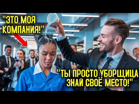 Видео: Дочь Чернокожего Гендиректора Под Видом Уборщицы Проверяет Сотрудников И Увольняет Их