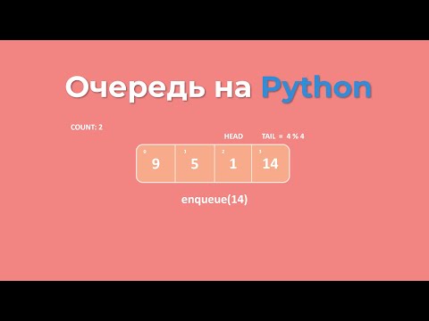Видео: Реализация очереди на Python с нуля | Структуры данных и алгоритмы
