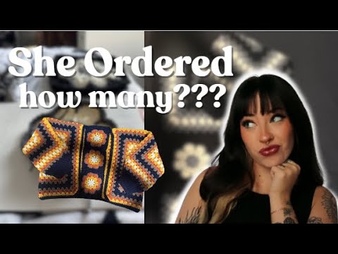 Видео: Я получила БОЛЬШОЙ заказ на вязание крючком… Итак, приступим к работе 🧶