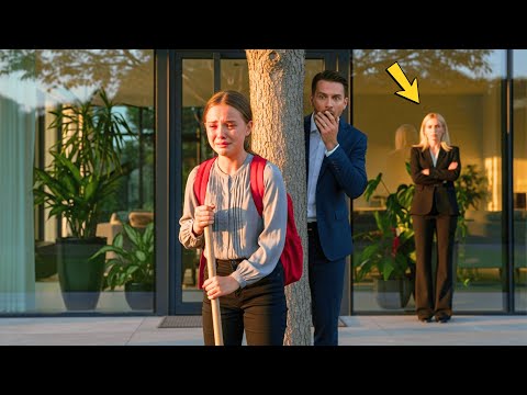 Видео: Караше дъщерята на милионера да мете улицата… докато той се появи неочаквано и видя всичко