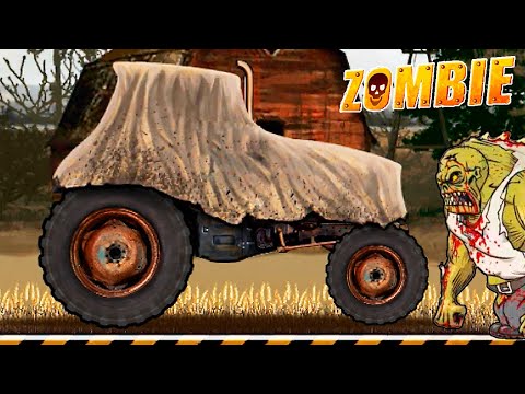 Видео: Новые Машины ТРАКТОР и ХОТ РОД в гонках Hill Zombie Racing! Обновление игры Тачки против Зомби