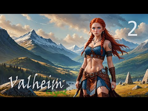 Видео: Valheim S2 #02 Фармим кости, побеждаем Эйктюра