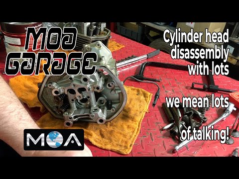 Видео: Разборка BMW R 1200 GS: разборка головки блока цилиндров с пояснениями