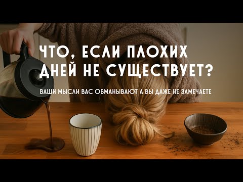 Видео: Нет «хороших» и «плохих» дней. Есть только ваши мысли об этом. И их можно менять. Хотите?