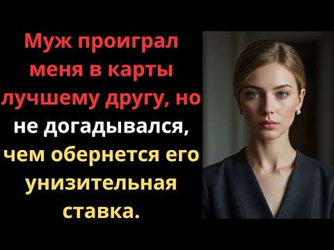 Видео: Муж проиграл меня в карты лучшему другу, но не догадывался, чем обернется его унизительная ставка.
