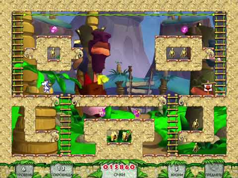 Видео: Snowy  Treasure Hunter 2 большой поход сокровища джунглей с 1 по 9 уровень