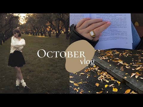 Видео: Влог октября | журфак, друзья и уютная осень