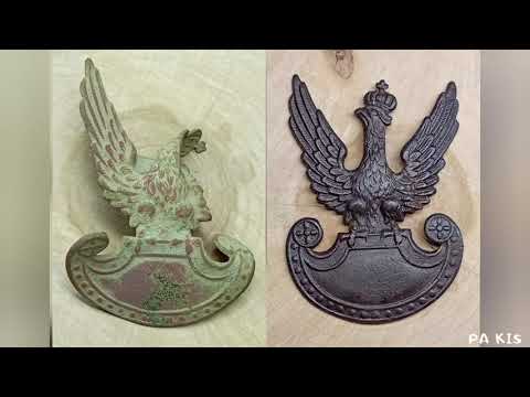 Видео: РЕСТАВРАЦИЯ ПОЛЬСКОЙ КОКАРДЫ