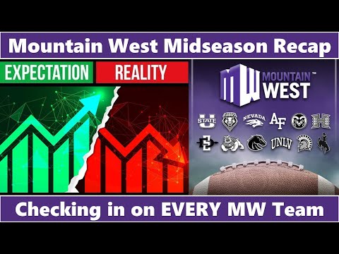 Видео: Обзор середины сезона футбольного клуба Mountain West — все ли 12 команд MW оправдывают ожидания?
