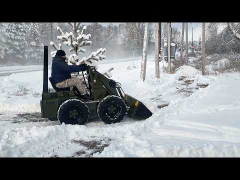 Видео: Новый проект Самодельный погрузчик!Трудяга цвета хаки