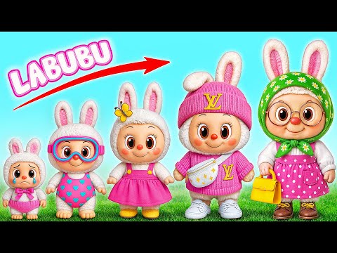 Видео: Лабубу Кукла Растёт От Ребёнка До Взрослого | Смешные Моменты от Multi DO Girls