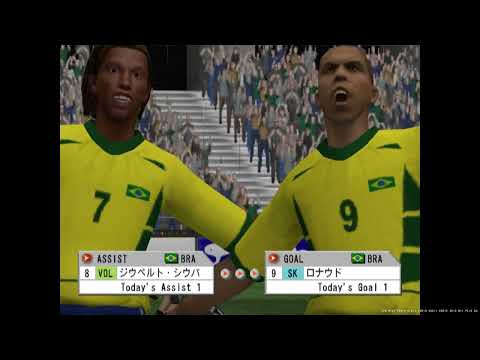 Видео: Легенды футбола 2002 / полуфинал / Аргентина - Бразилия (PS2) 2 тайм