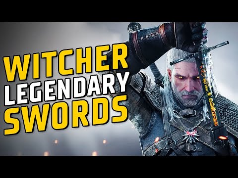 Видео: Ведьмак. 9 культовых мечей Геральта из Ривии!