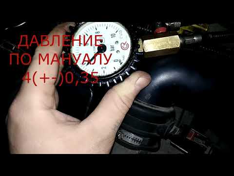 Видео: замер давления в топливной системе DODGE STRATUS 2.4