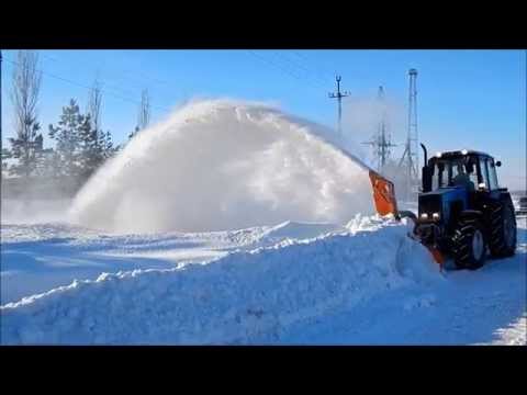 Видео: Снегоочиститель СУ 2.1 ОМ на МТЗ 1221