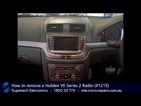 Видео: Как снять радио Holden Commodore VE Series 2 (#1215)