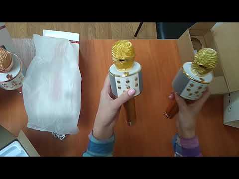 Видео: Караоке микрофон wster-858, обзор! Отличие оригинал от подделки!
