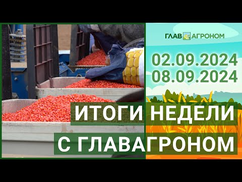 Видео: Итоги недели с ГлавАгроном. 02.09.2024 - 08.09.2024